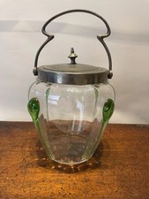 Vintage glass biscuit for sale  KING'S LYNN