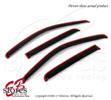 Usado, Dodge Dakota Quad Cab/Ext Cabine 2000-2004 canal interno preto profundo Jdm Viseiras 4pcs comprar usado  Enviando para Brazil