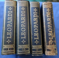 Leopardi poesie prose usato  Napoli