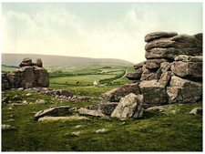 Dartmoor. hound tor. d'occasion  Pagny-sur-Moselle