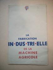 Dépliant ancien machine d'occasion  Ferrières-en-Gâtinais