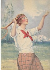 Gravure tennis 9x12 d'occasion  Éperlecques