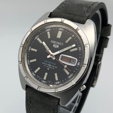 Vintage 1978 Seiko 5 Sports 6119-8140 Mostrador Preto Automático Data do Dia Japão #2195 comprar usado  Enviando para Brazil