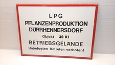 Emaille schild ddr gebraucht kaufen  Rochlitz