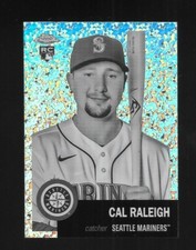 2022 Topps Chrome Plat CAL RALEIGH RC Diamantes Preto Branco - SEATTLE MARINERS comprar usado  Enviando para Brazil