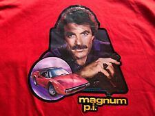 Camiseta Magnum PI vintage GRANDE 1981 Tom Selleck Ferrari 308 GTS programa de TV Iron-On LEIA*, usado comprar usado  Enviando para Brazil