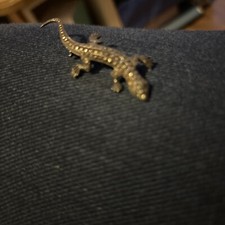 Silver gekko brooch for sale  OXFORD
