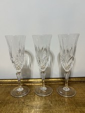 Crystal champagne flutes d'occasion  Expédié en Belgium