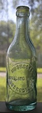 Muskogee Oklahoma I T Território Indígena soprado à mão antigo frasco de refrigerante coroa superior comprar usado  Enviando para Brazil