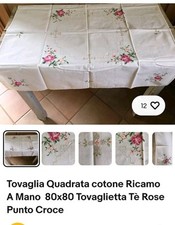 Tovaglia cotone vintage usato  Varese