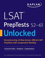 LSAT PrepTests 52-61 Unlocked: Exclusive Data + Analysis + Explanations (Kap... comprar usado  Enviando para Brazil