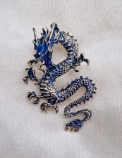 Blue enamel dragon for sale  PUDSEY