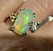 Anello bague opale usato  Spilamberto