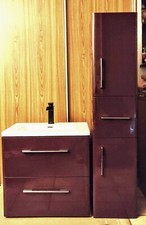 Meuble vasque armoire d'occasion  Jarrie