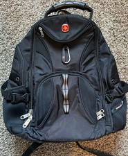 Mochila para laptop SWISSGEAR 1900 17 polegadas ScanSmart TSA preta fluxo de ar RFID - como nova comprar usado  Enviando para Brazil