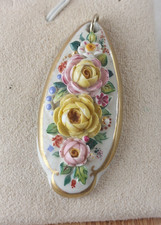 Ancien pendentif porcelaine d'occasion  Seingbouse