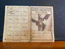 Tessera 1925 partito usato  Taranto