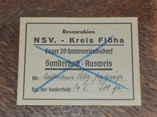Sonderkost ausweis bessarabien gebraucht kaufen  Zschopau