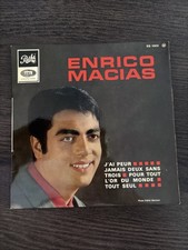Enrico macias peur d'occasion  Hyères