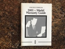 2001 lincoln warranty for sale  Colgate