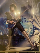 Foto assinada do Kiss Tommy Thayer do show de Chicago com 3 palhetas assinadas! ENDR com bolsa! comprar usado  Enviando para Brazil