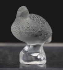 Lalique quail frosted for sale  BRIDLINGTON