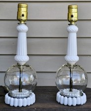 glass bubble milk lamp for sale  Grover Hill