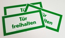 Hinweisschilder tür freihalte gebraucht kaufen  Dresden