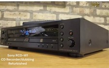 Grabadora de CD doble Sony RCD-W1 con control remoto, reparada,, ¡Bonificación totalmente funcional!! segunda mano  Embacar hacia Mexico