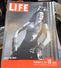 Usado, LIFE MAGAZINE September 22 1941 WWII Brazil Top Dancer Women Tennis Complete Ads comprar usado Usado, LIFE MAGAZINE September 22 1941 WWII Brazil Top Dancer Women Tennis Complete Ads comprar usado  Enviando para Brazil