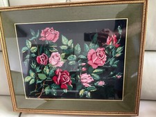 Quadro ricamato mano usato  Italia