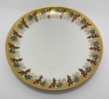 Prato de porcelana Haviland Limoges uvas e folhas acabamento dourado assinado A E Swanson comprar usado  Enviando para Brazil