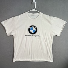 Camiseta Vintage Anos 90 BMW Lifestyle The Ultimate Driving Machine Adulto GG Branca, usado comprar usado  Enviando para Brazil