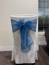 Teal blue organza for sale  Rialto