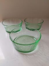 Green glass bowls for sale  CARRICKFERGUS