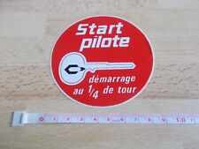 Autocollant start pilote d'occasion  Toulon-