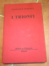 Francesco petrarca trionfi usato  Garlasco