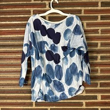 Blue geometric shirt for sale  Valencia