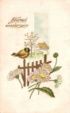 Carte postale gaufree d'occasion  La Côte-Saint-André