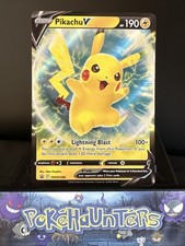 Pokemon Card Pikachu V Half Art Raro SWSH198 Black Star Promo Quase Perfeito, usado comprar usado Pokemon Card Pikachu V Half Art Raro SWSH198 Black Star Promo Quase Perfeito, usado comprar usado  Enviando para Brazil