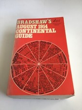 Bradshaw august 1914 for sale  NEW MALDEN
