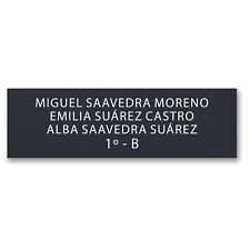 Placa grabada BUZON ALUMINIO, Placas para buzones, Placa grabada Aluminio comprar usado  Enviando para Brazil