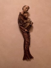 Placa de parede infantil vintage Santo Antônio pintada à mão marfinita 12" arte religiosa comprar usado  Enviando para Brazil