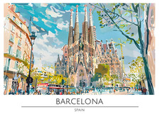 Barcelona spain artistic for sale  USA