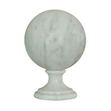 Escultura Bola Mármol Blanco Con Poggiasfera Marble Sphere Arte Escultura Ø 20cm comprar usado  Enviando para Brazil