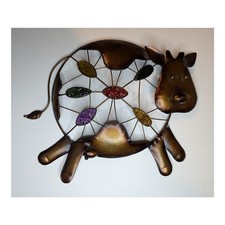 Decorative metal cow for sale  Nampa