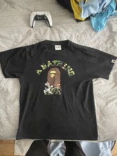 Black bape shirt for sale  BARNET