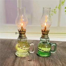 Lâmpada a óleo rústica lanterna vintage vidro querosene câmara iluminação a óleo lanterna para casa, usado comprar usado  Enviando para Brazil