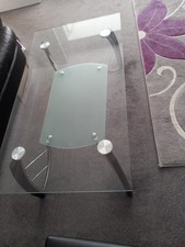 Glass coffee table for sale  BURTON-ON-TRENT
