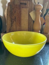 Saladier jaune verre d'occasion  Nègrepelisse